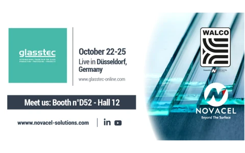 Novacel and Walco to Present Advanced Solutions at GLASSTEC 2024